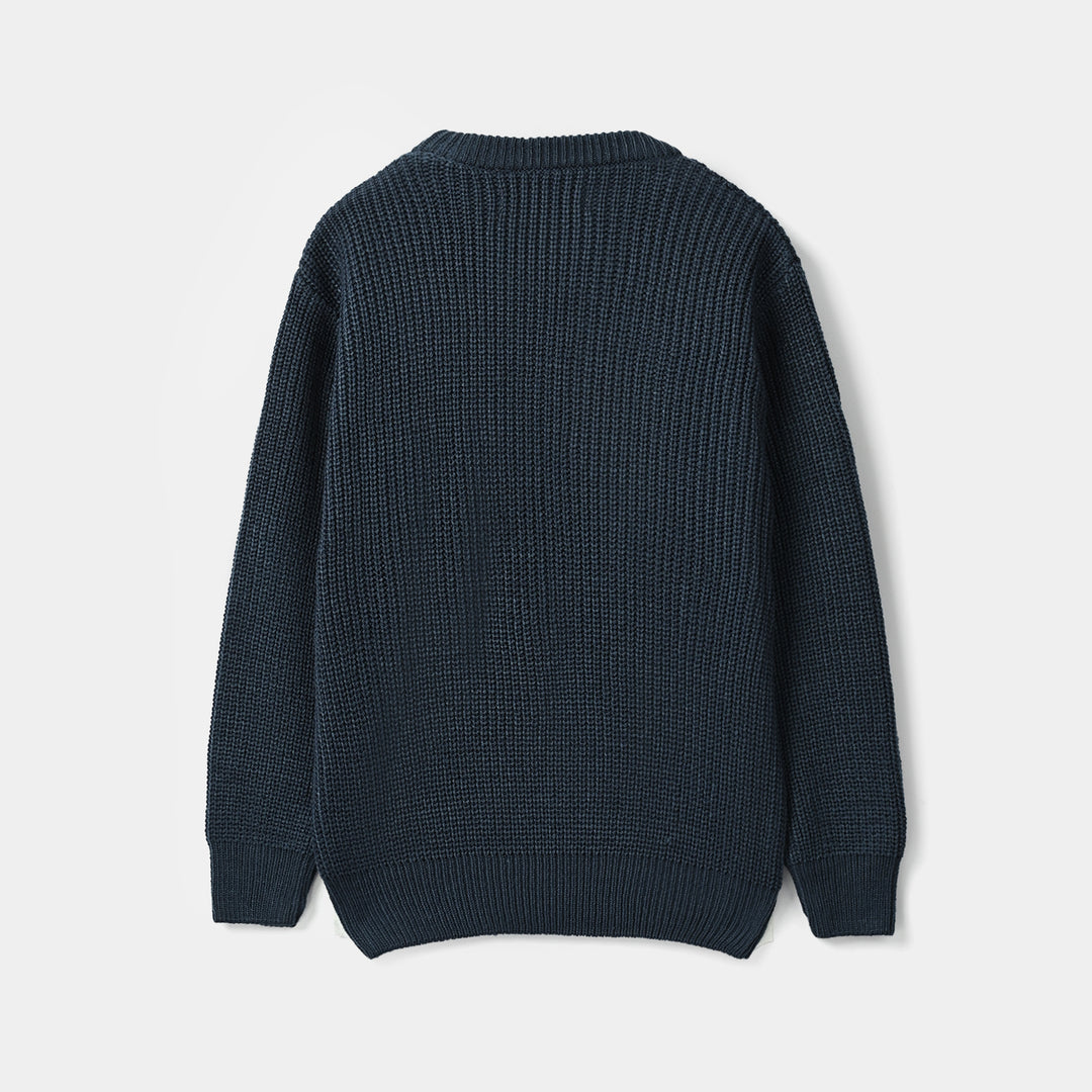 Boys Acrylic Sweater-Champion-Blue
