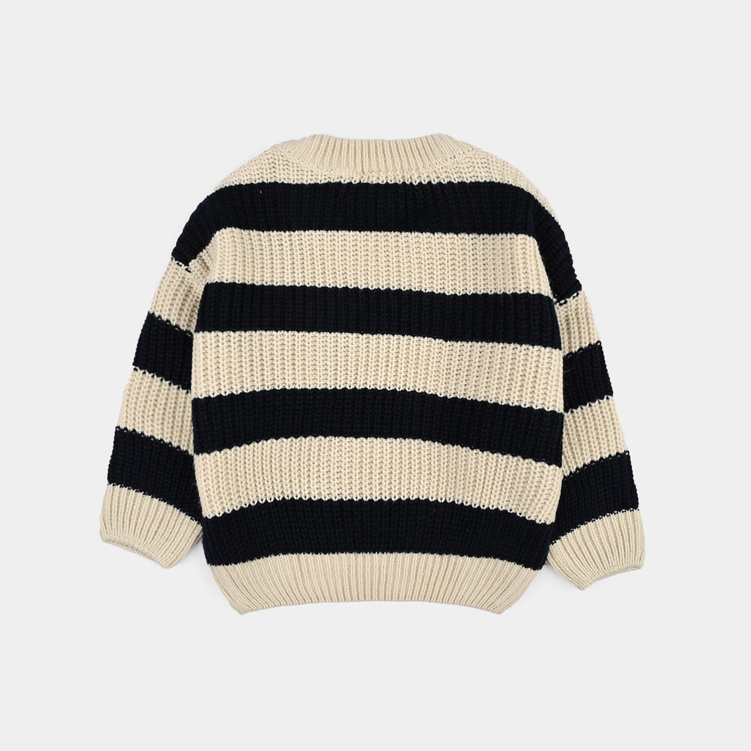 Infant Boys Acrylic Sweater-Navy