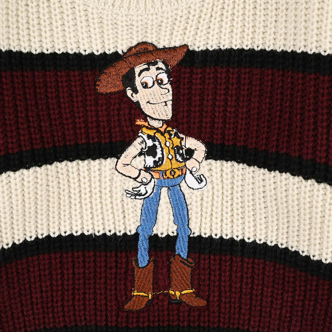 Infant Boys Acrylic Sweater-Woody-Multi