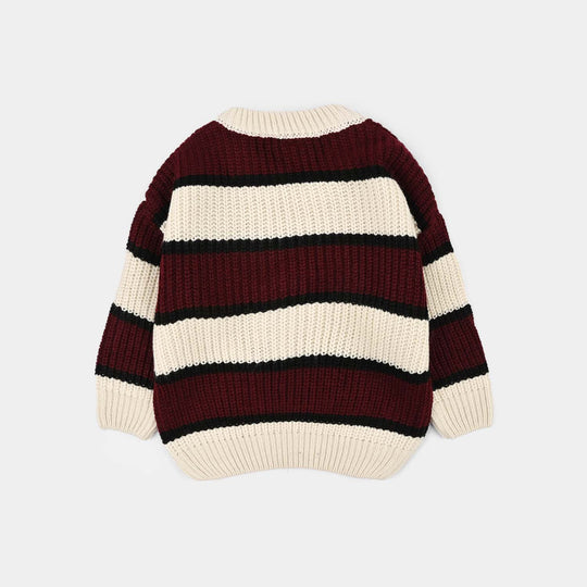 Infant Boys Acrylic Sweater-Woody-Multi