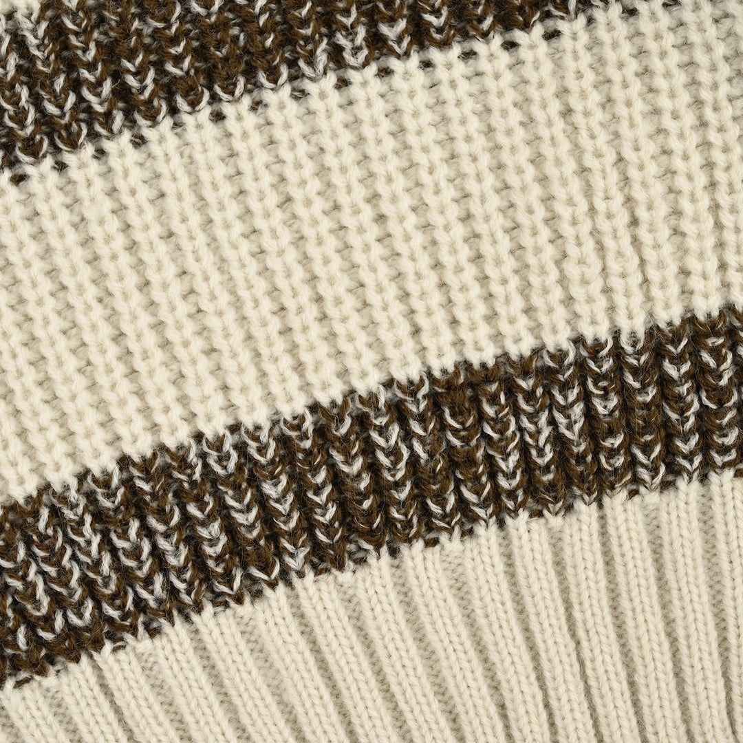 Infant Boys Acrylic Sweater-Cool Dude-Brown/Off White