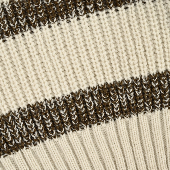 Infant Boys Acrylic Sweater-Cool Dude-Brown/Off White