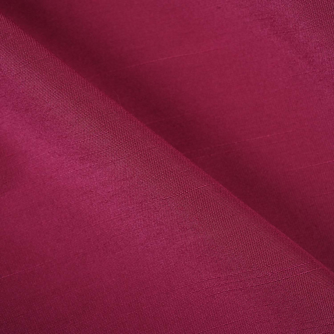 Infant Girls Raw Silk 2Pcs Chanda - Burgundy