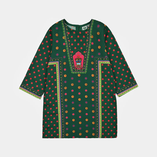 Girls Poly Lawn 3Pcs Truck-Green