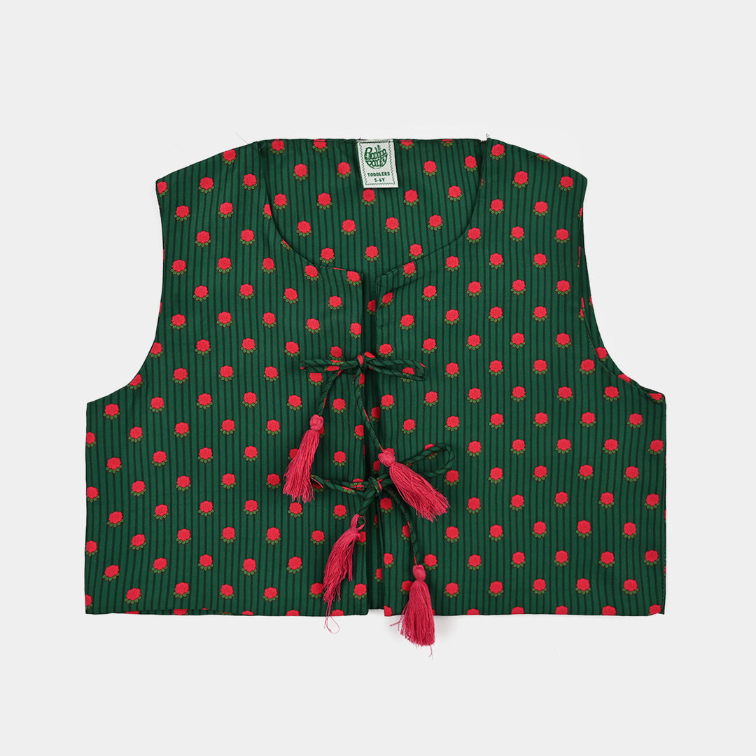 Girls Poly Lawn 3Pcs Truck-Green