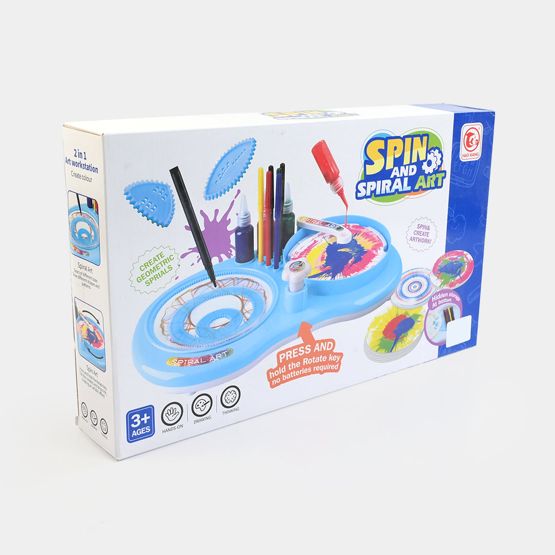 2-in-1 Creative Spin and Spiral Art