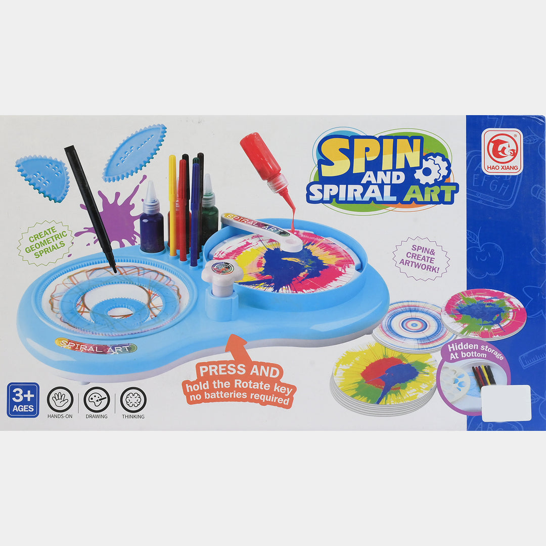 2-in-1 Creative Spin and Spiral Art
