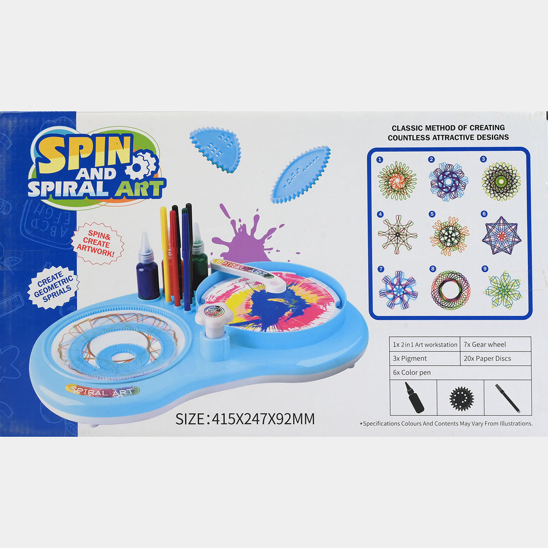 2-in-1 Creative Spin and Spiral Art