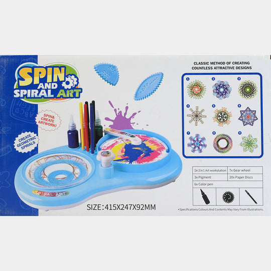 2-in-1 Creative Spin and Spiral Art