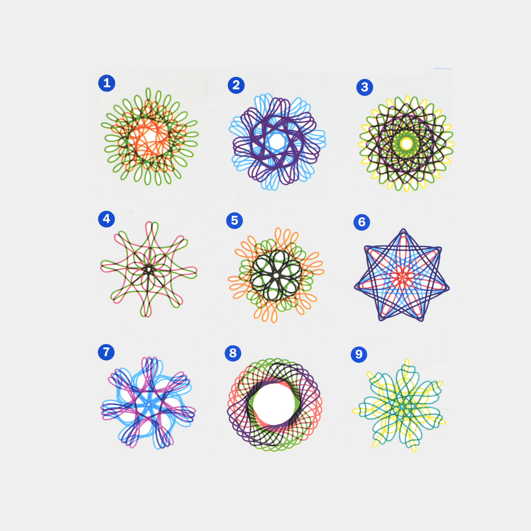 2-in-1 Creative Spin and Spiral Art