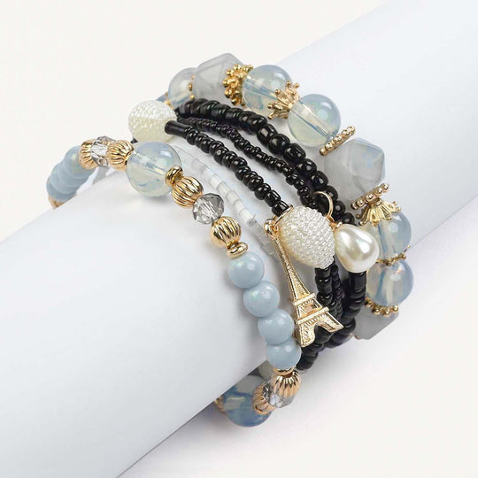 Fancy Crystal Beaded Bracelet for Girls