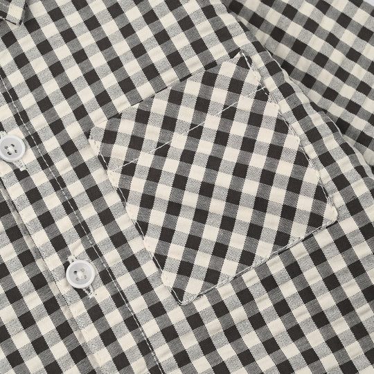 Infant Boys Yarn Dyed Shirt Character- Checkered