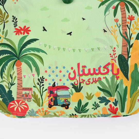Girls Polyester Casual Top Auto Rickshaw - Light Green