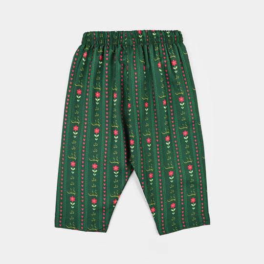 Infant Girls Polyester Printes 2Pcs Ind Dil Dil Pakistan-LT.Green