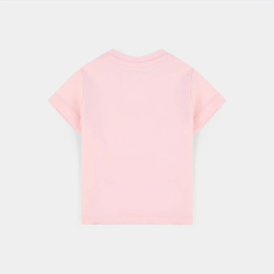 Infant Girls Cotton Interlock Suit Bloom-Pink
