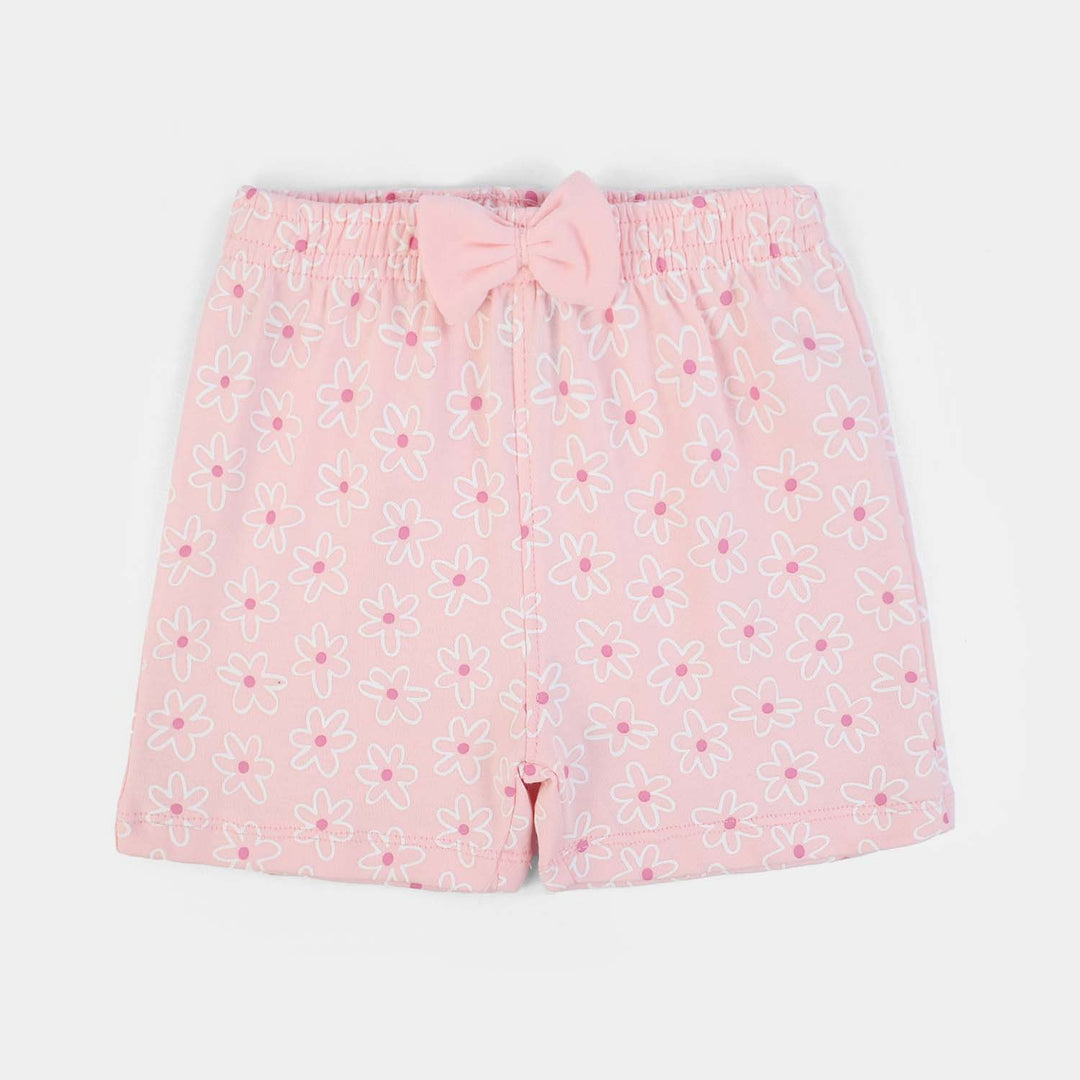 Infant Girls Cotton Interlock Suit Bloom-Pink
