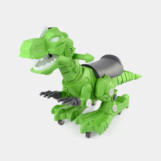Dinosaur Foot-to-Floor Ride-On Walker Light & Music