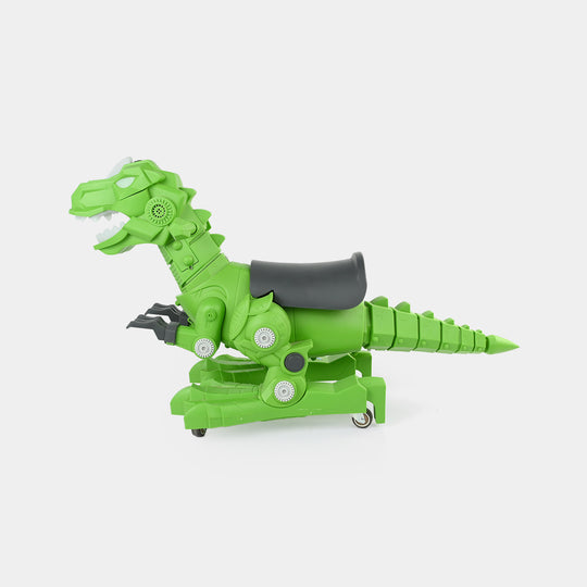Dinosaur Foot-to-Floor Ride-On Walker Light & Music