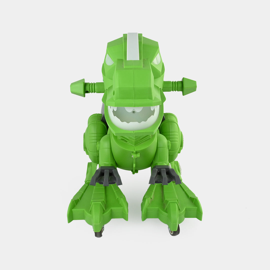 Dinosaur Foot-to-Floor Ride-On Walker Light & Music