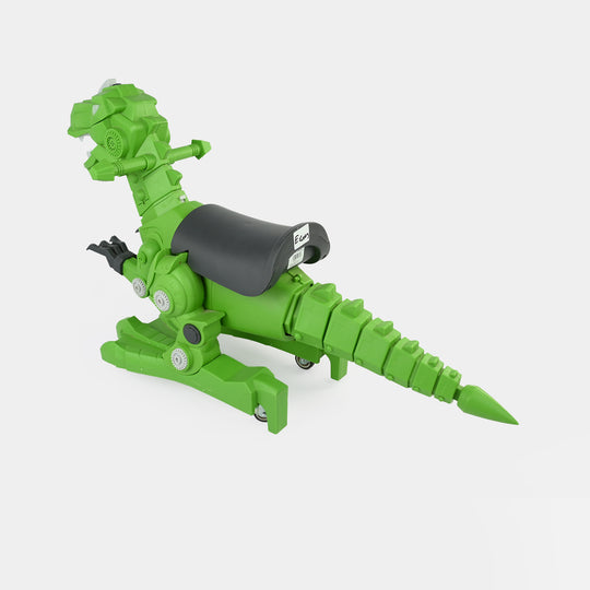 Dinosaur Foot-to-Floor Ride-On Walker Light & Music