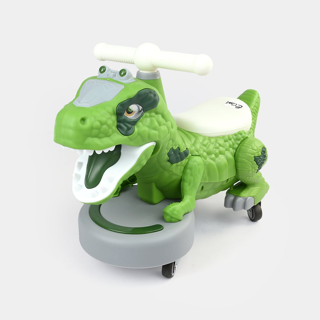 Dinosaur Ride-On Sliding Walker with Lights & Sound