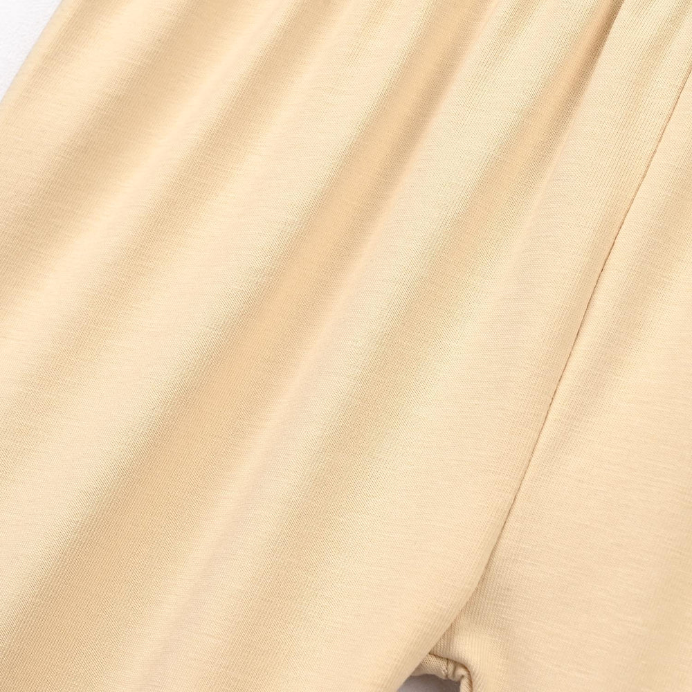 Infant Girls Lycra Jersey EMB Tights BOW-Cream