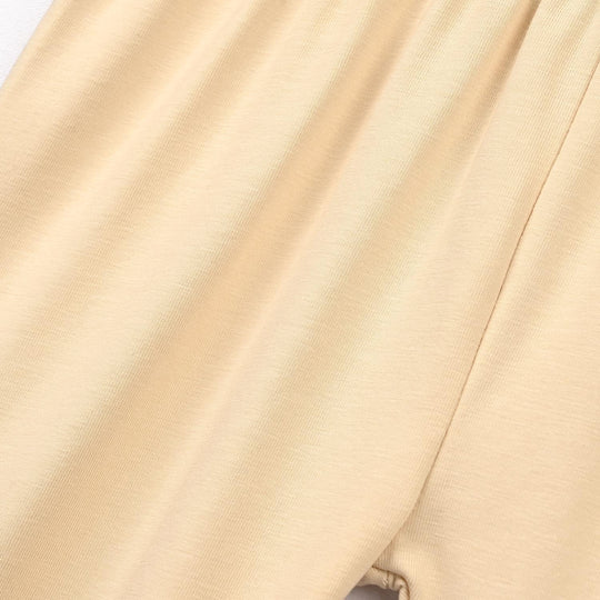 Infant Girls Lycra Jersey EMB Tights BOW-Cream