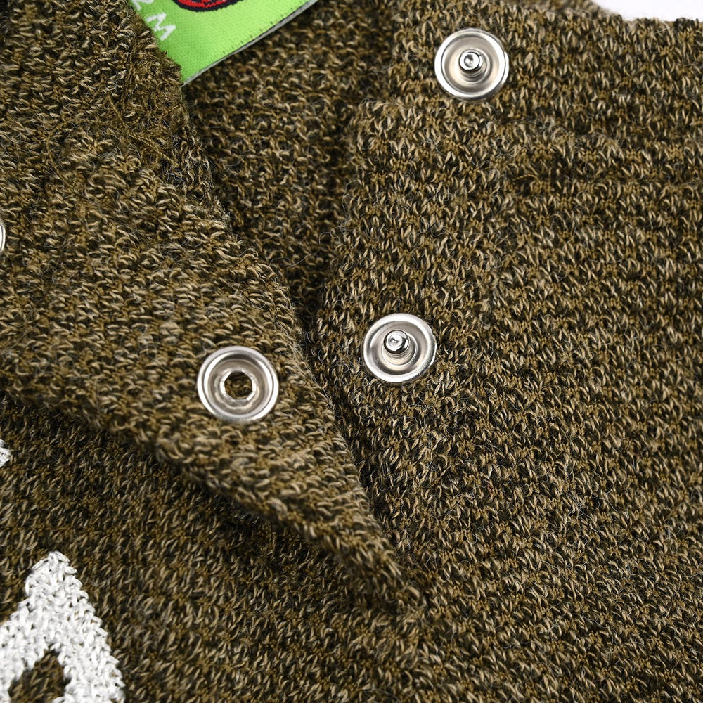 Infant Boys Sherpa Romper Little Champ-GREEN