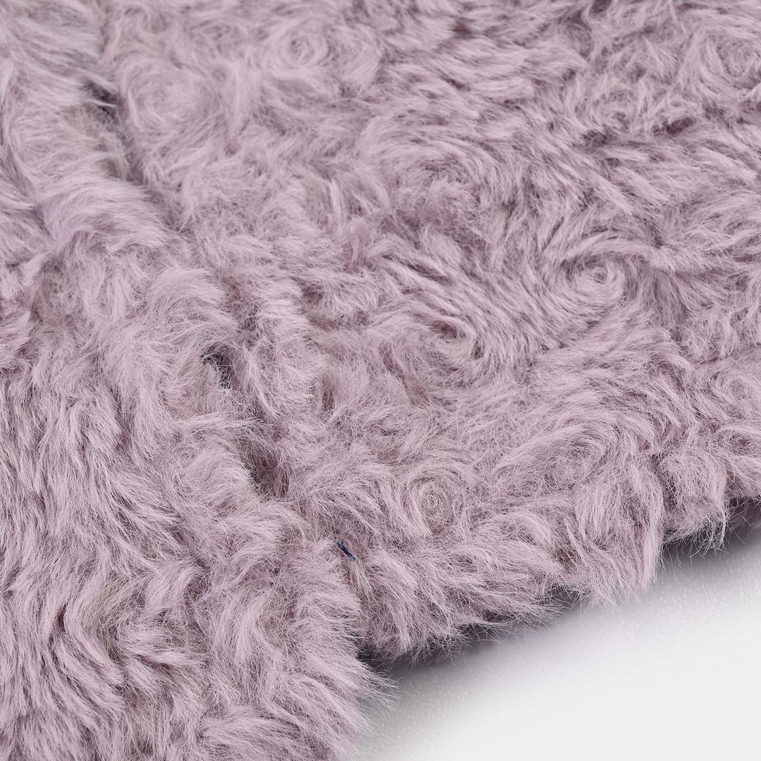 Infant Girls Sherpa Jacket Purple Coat-Purple