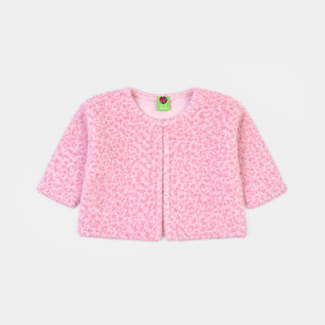 Infant Girls Sherpa Jacket Pink Coat