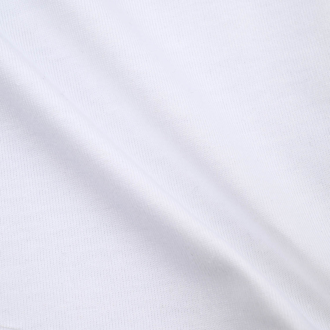 Boys Cotton Jersey T-Shirt White Sequins Flag-White