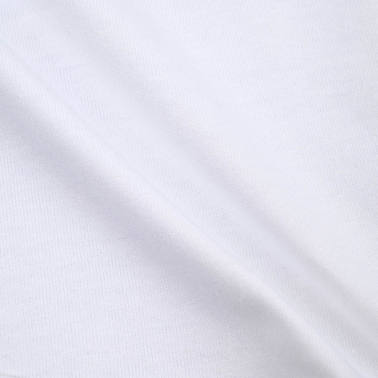 Boys Cotton Jersey T-Shirt White Sequins Flag-White