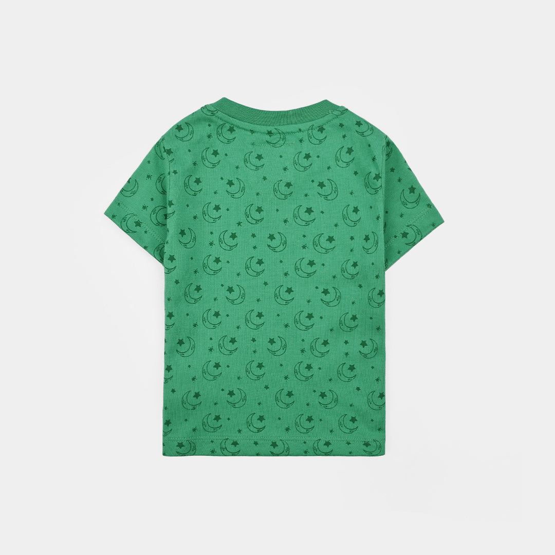 Infant Boys Cotton Jersey Suit Go Green