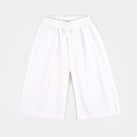 Infant Girls Cotton 2Pcs Basic White