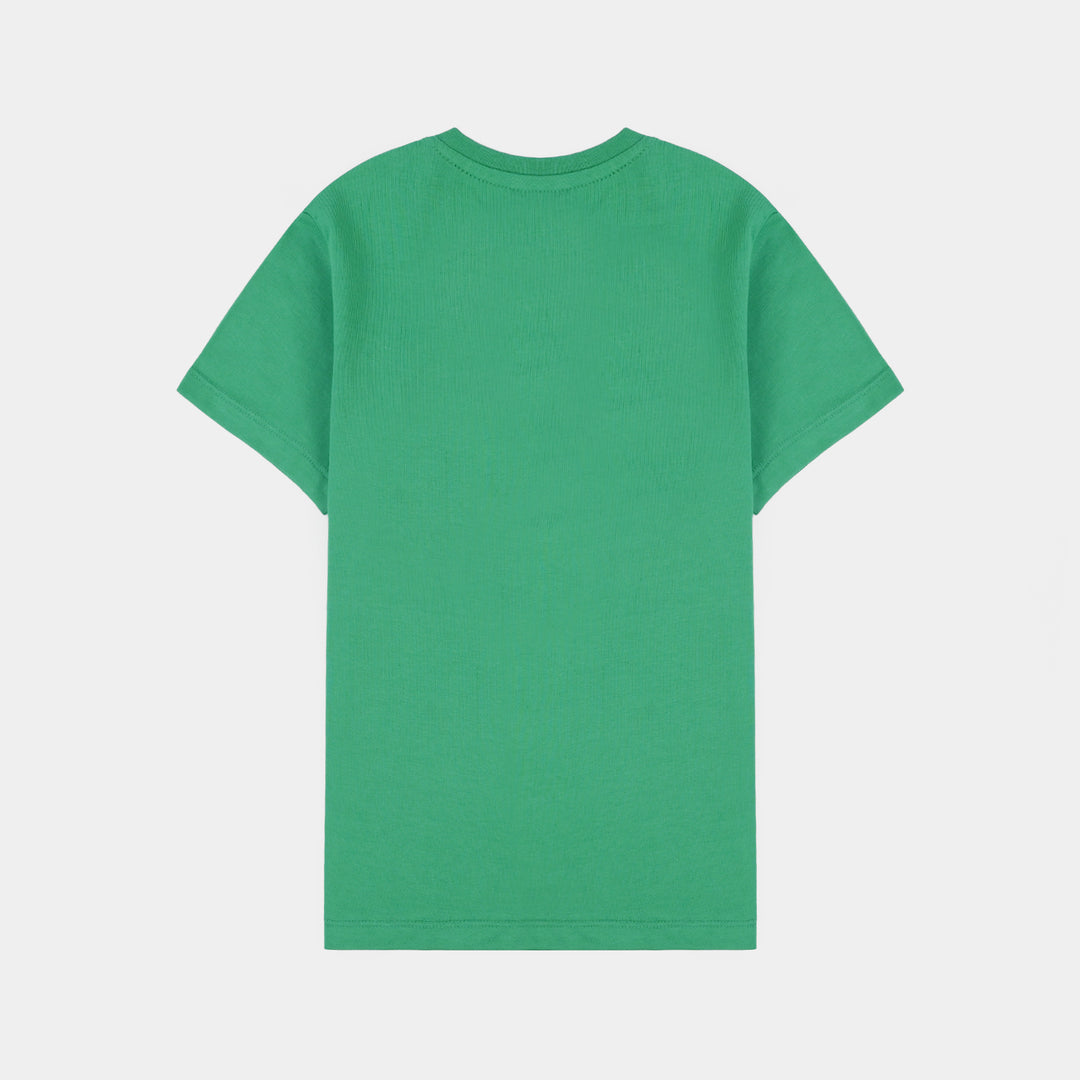 Boys Polyester Cotton Blended T-Shirt One Green Revolution