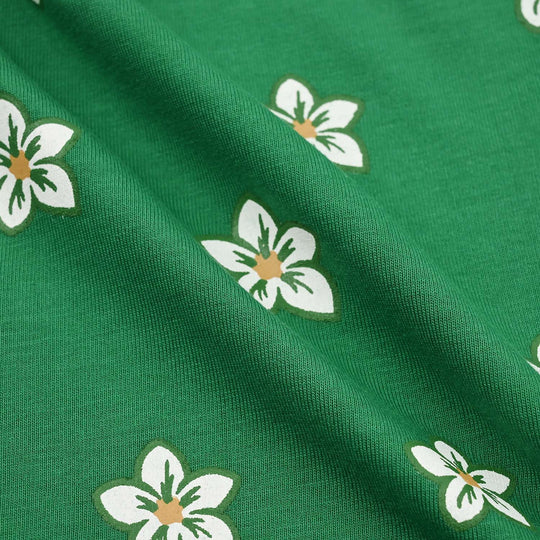 Girls Cotton Jersey T-Shirt H/S Sabki Pehchan Pakistan-Green