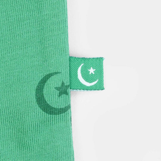 Infant Boys Cotton Jersey T-Shirt Independence Day-Green