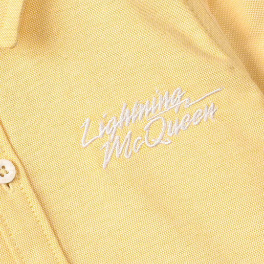 Infant Boys Oxford Shirt Full Sleeves (Lightning MC Queen) - Yellow