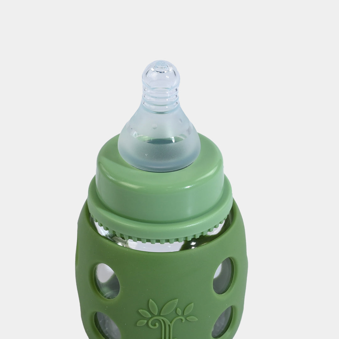 Minitree Newborn Baby Glass Feeder with Silicone Cover | 60Ml