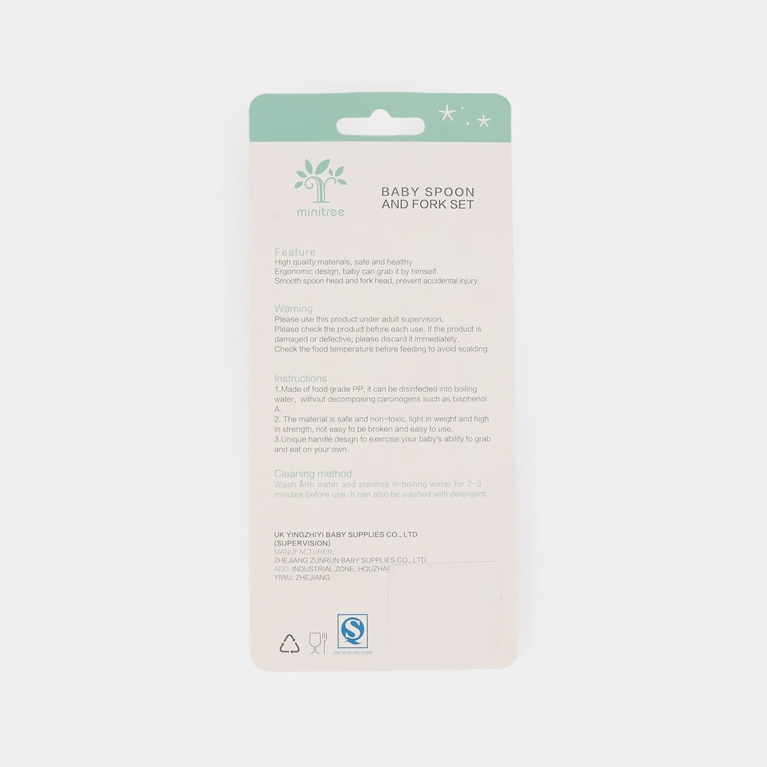 Minitree Baby Spoon & Fork Set