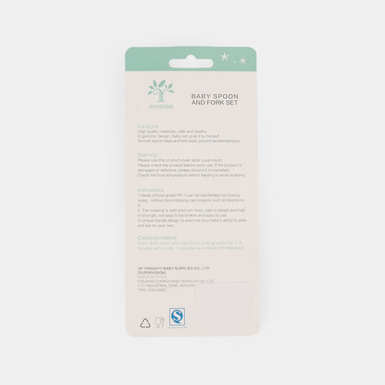 Minitree Baby Spoon & Fork Set