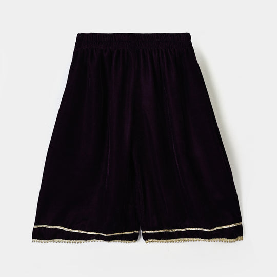 Infant Girls Velvet 2Pcs Noor-E-Bachpan