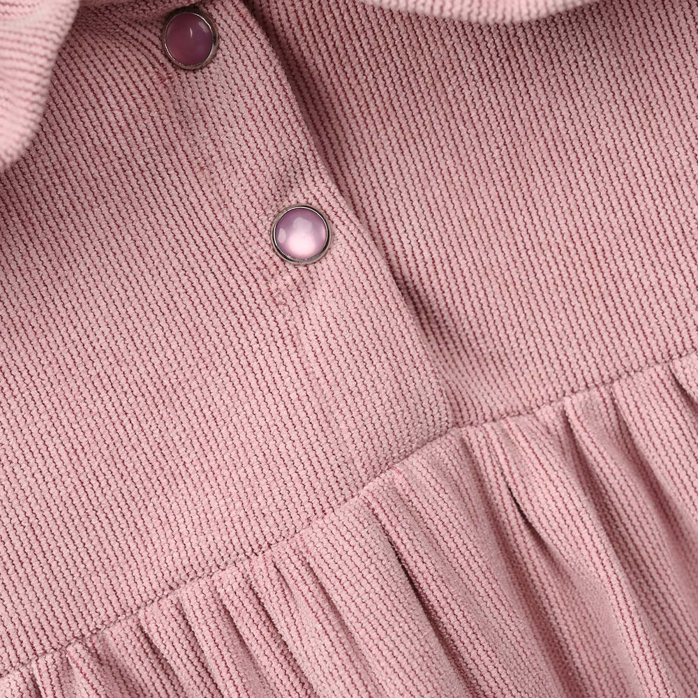 Infant Girls Corduroy Casual Top Bloom-T.Pink