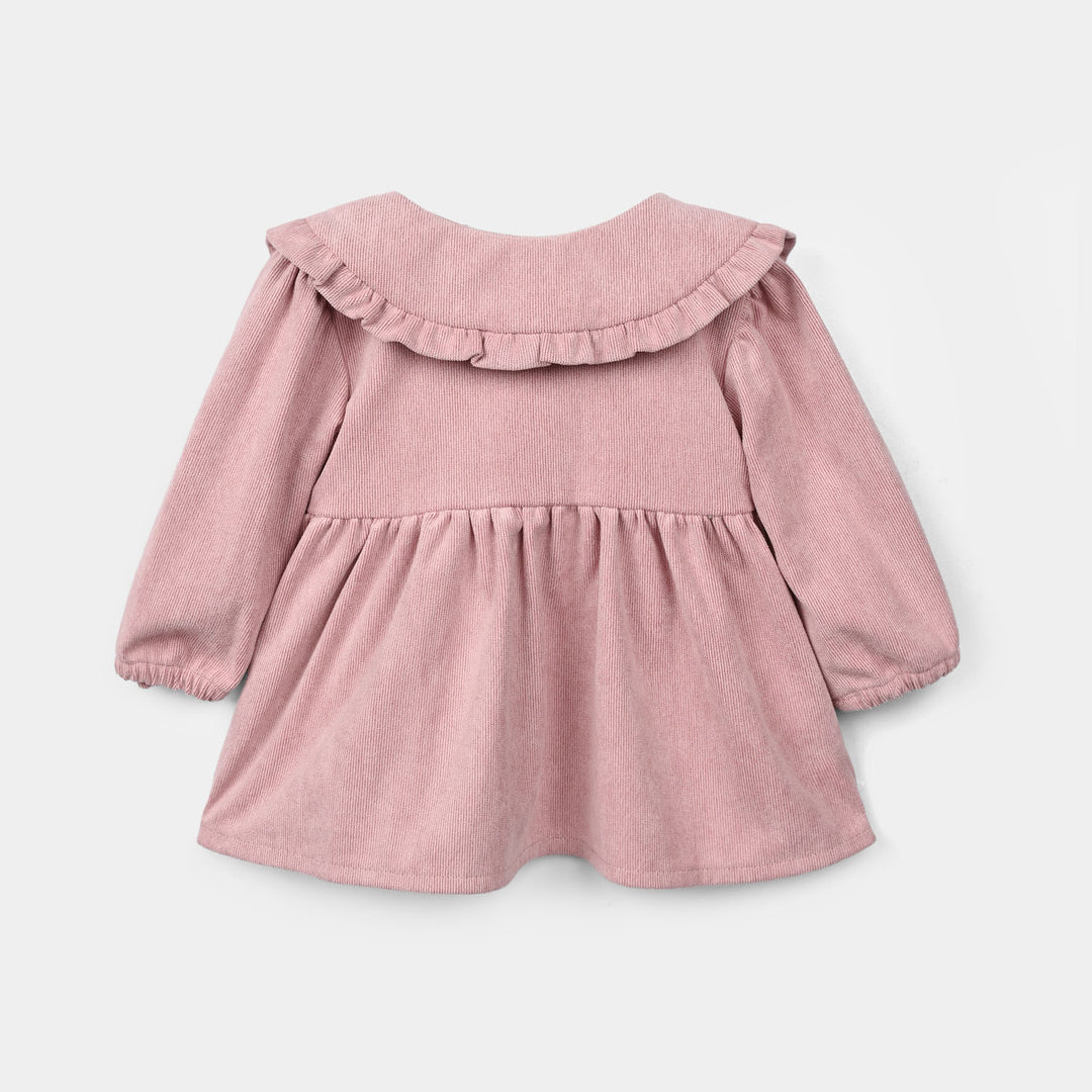 Infant Girls Corduroy Casual Top Bloom-T.Pink