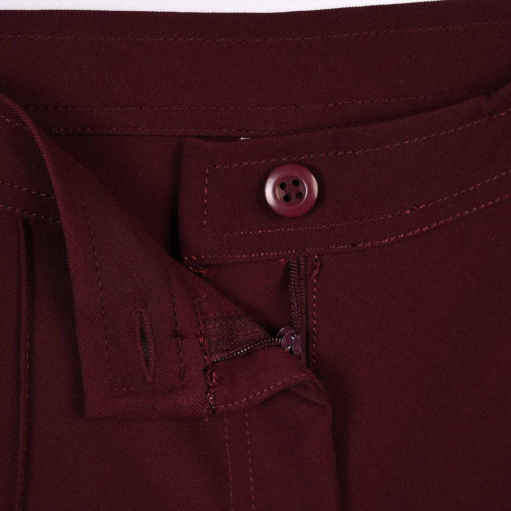 Girls Polyester Pant Commando - Maroon