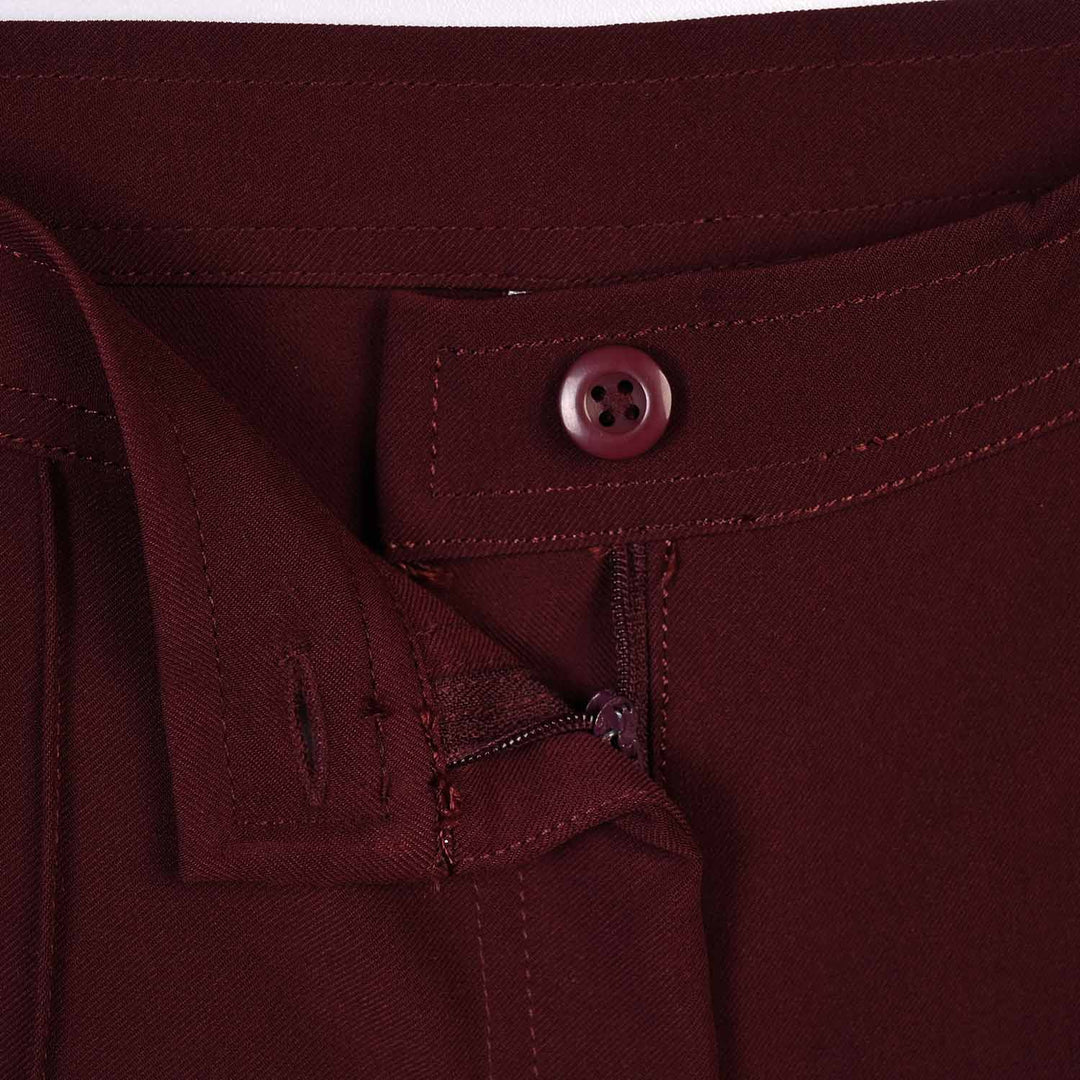 Girls Polyester Pant Commando - Maroon
