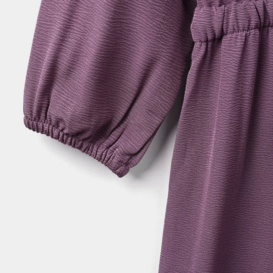 Girls Polyester Jumpsuit Wavy - Purple