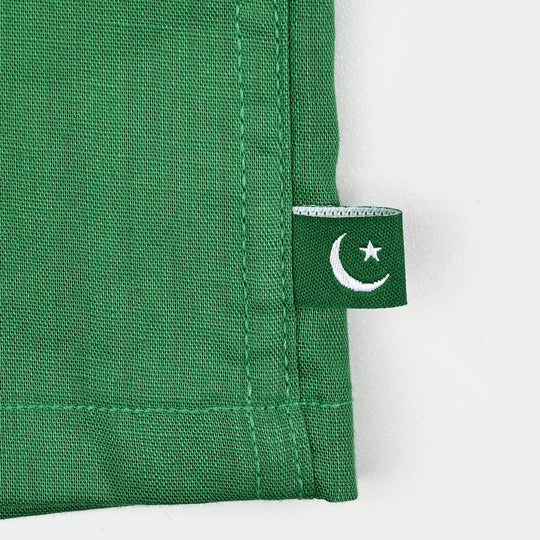 Boys Cotton Slub Shirt H/S (Azadi)-Green