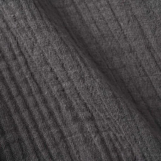 Infant Boys Gauze Shirt F/S (Solid Gauze)-GREY