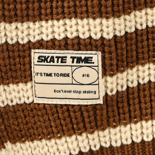 Boys Acrylic Sweater Brownie-BROWN